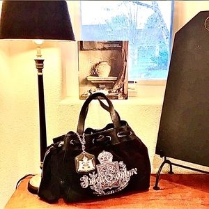 * Final Call* JUICY COUTURE black bag and mirror.